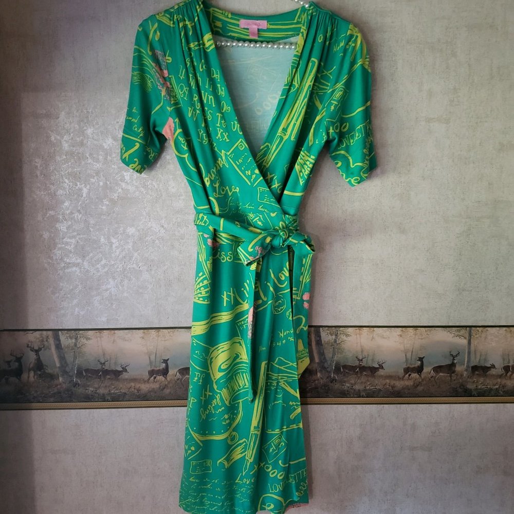 Lilly Pulitzer | Adalie Sealed Kiss Wrap Dress S